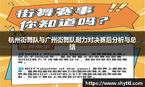 杭州街舞队与广州街舞队耐力对决赛后分析与总结